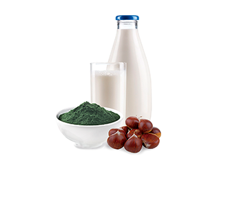 Spirulina sobre pequeño